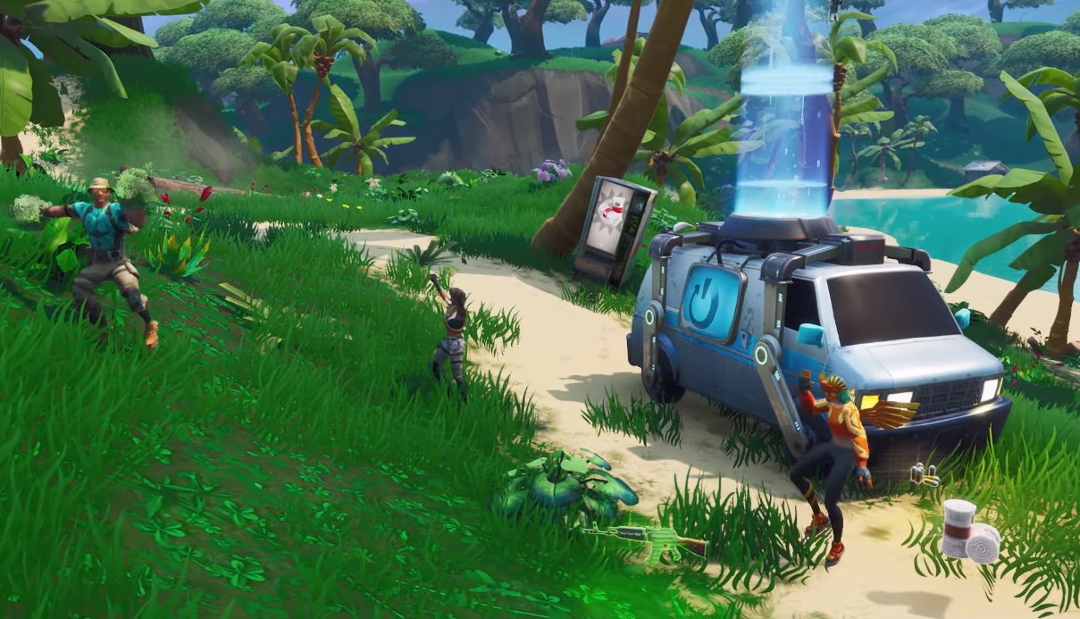 fortnite, reboot van, yeniden doğma kamyoneti, güncelleme, update