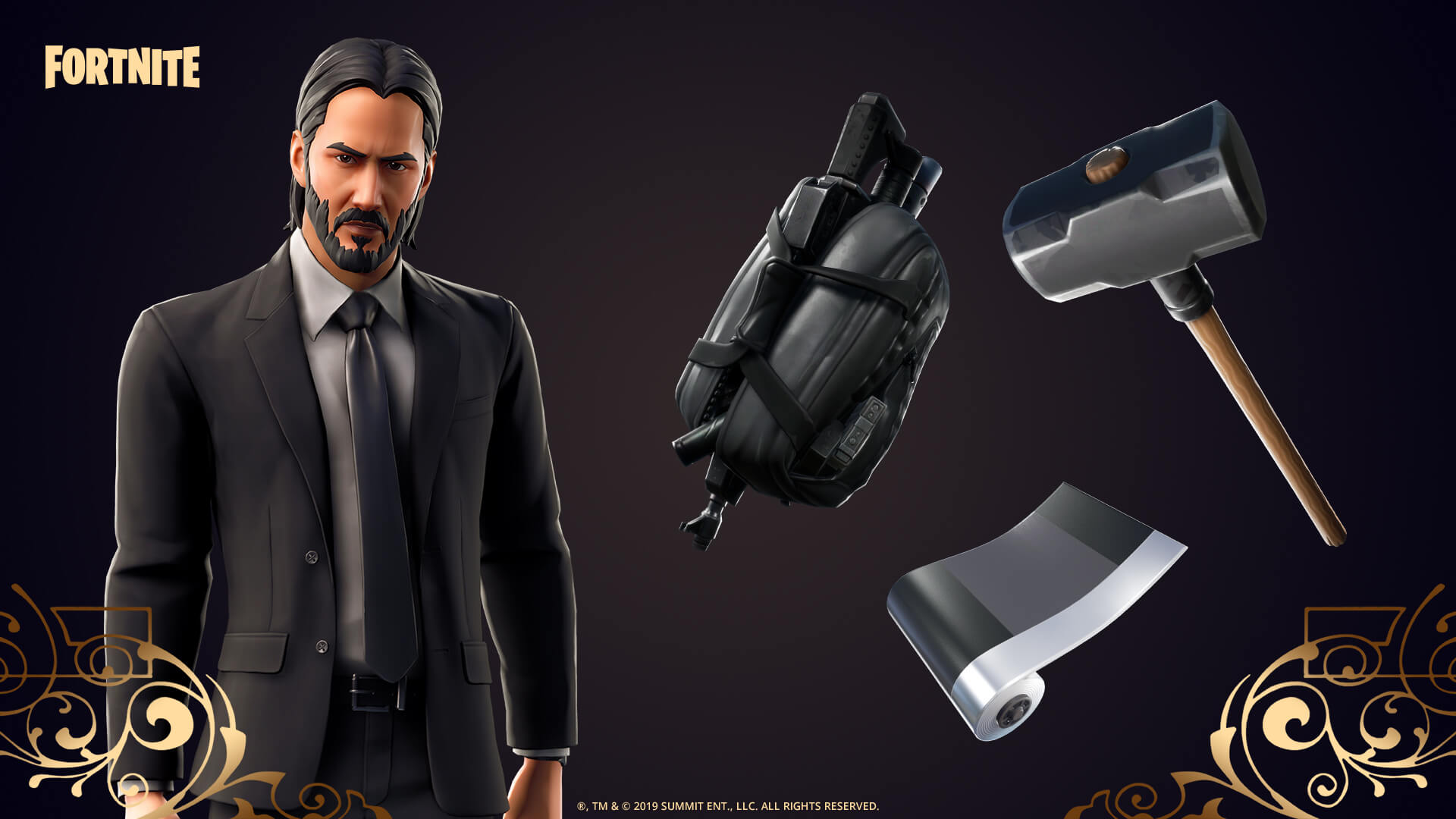 fortnite, john wick, film, oyun, espor