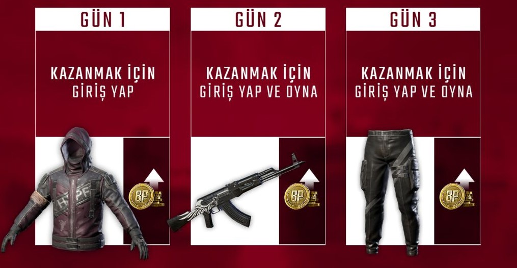 pubg ücretsiz kostüm, pubg lite, pubg mobile, pubg, silah kostümü