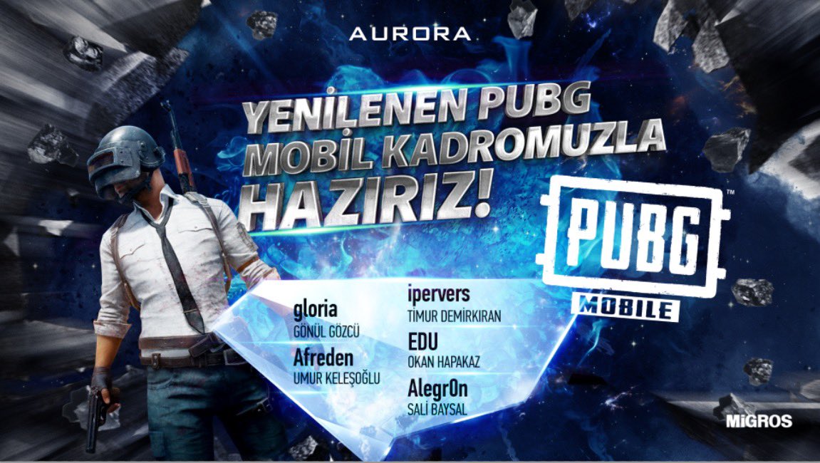 Team Aurora PUBG Mobile Ekibini Duyurdu