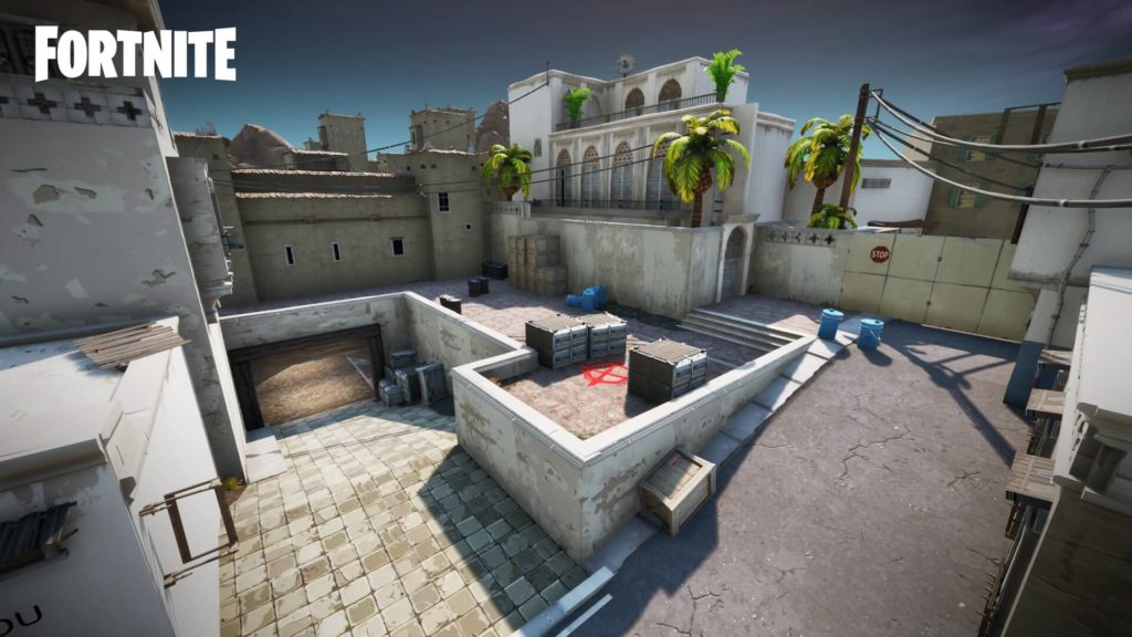 Fortnite İçerisinde CS:GO Dust 2 Haritasının Aynısını Yaptılar