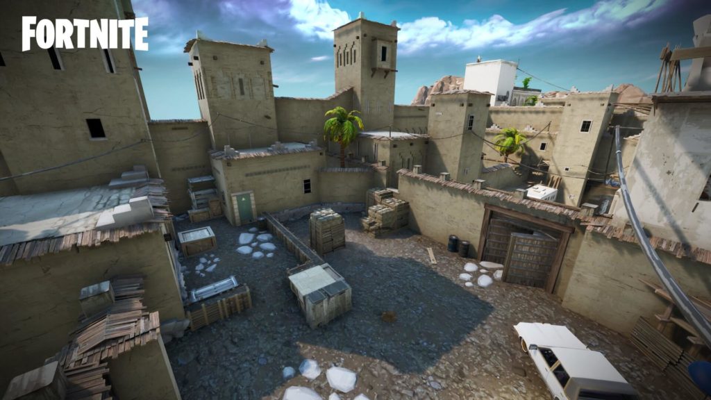 Fortnite İçerisinde CS:GO Dust 2 Haritasının Aynısını Yaptılar