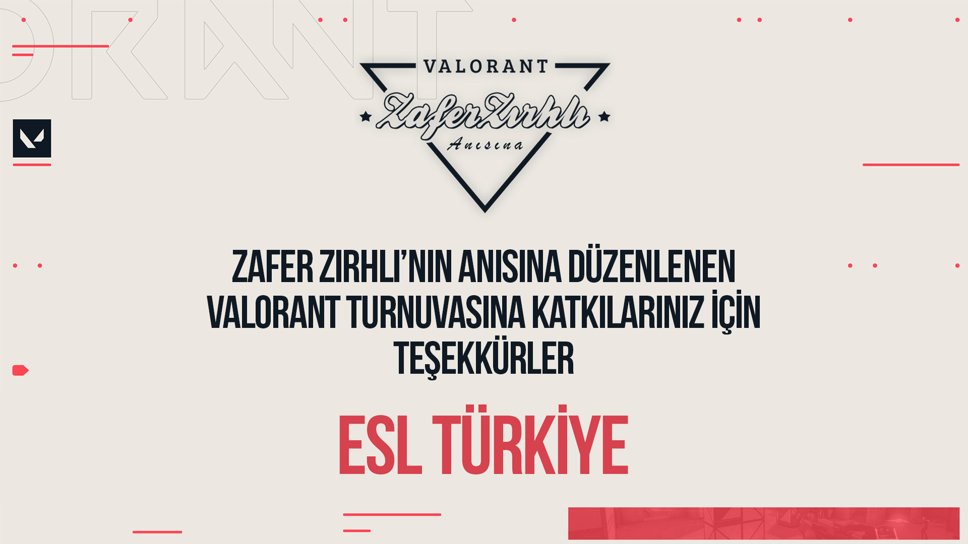 Teşekkürler ESL Türkiye