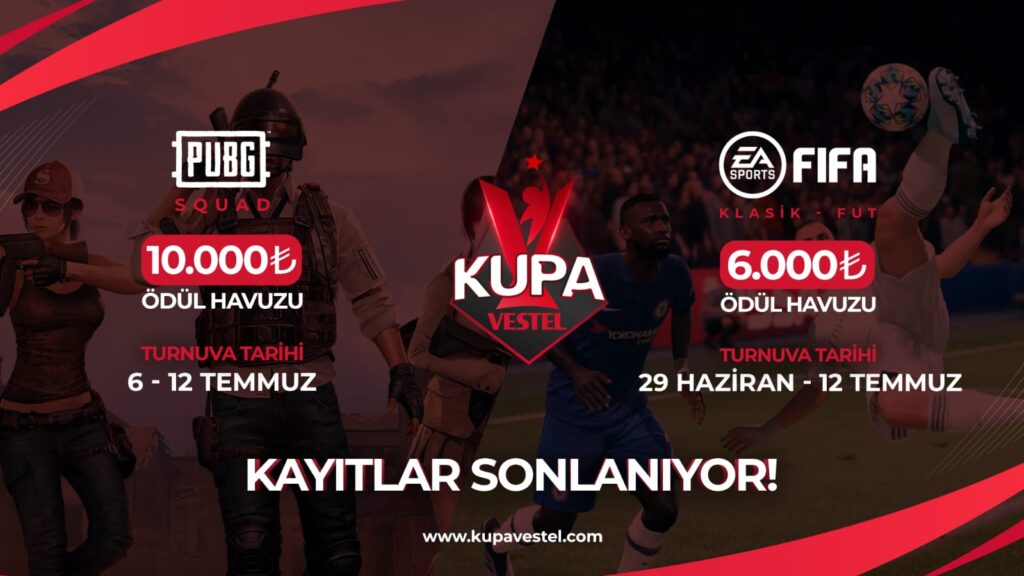 Kupa Vestel kayıtları sonlanıyor!