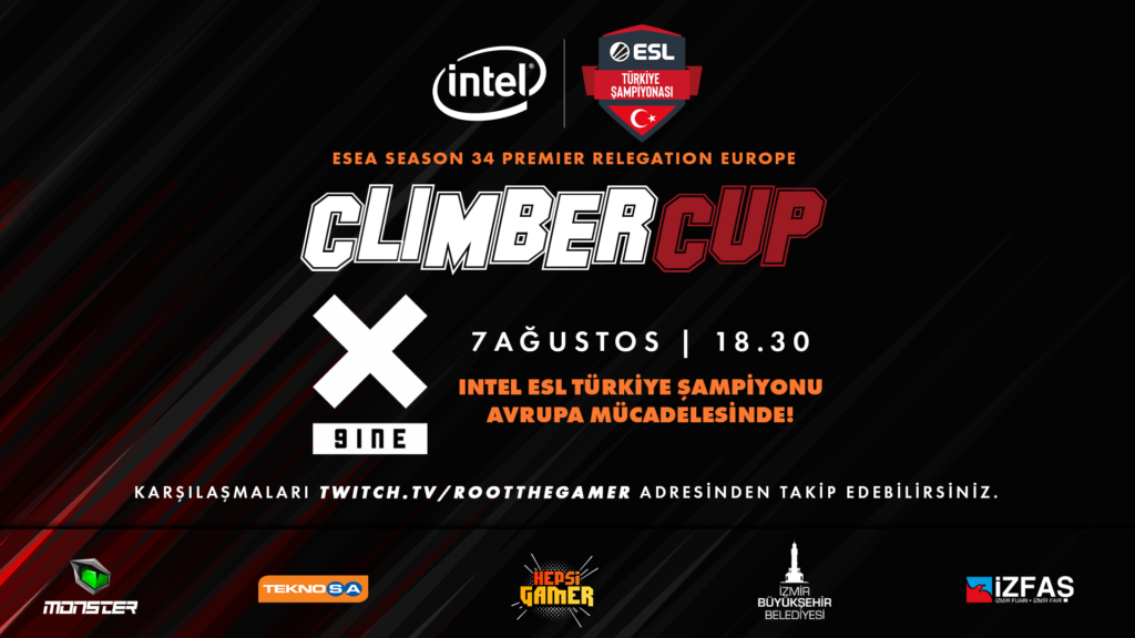 9INE, Climber Cup’ta mücadele edecek