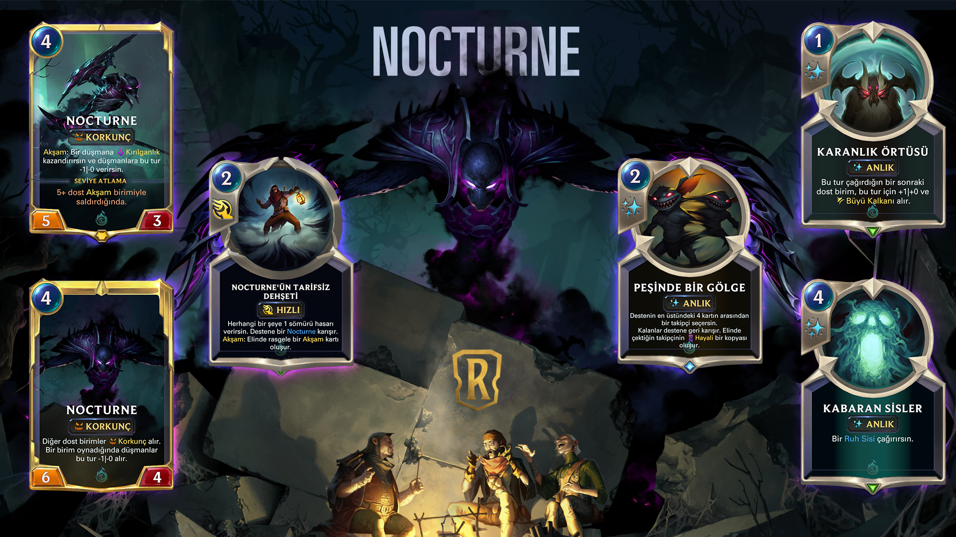 Legends of Runeterra Nocturne destesi ve yetenekleri tanıtıldı!