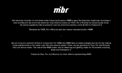 MIBR'da yaprak dökümü başladı! Oyuncular organizasyonu eleştirdi!
