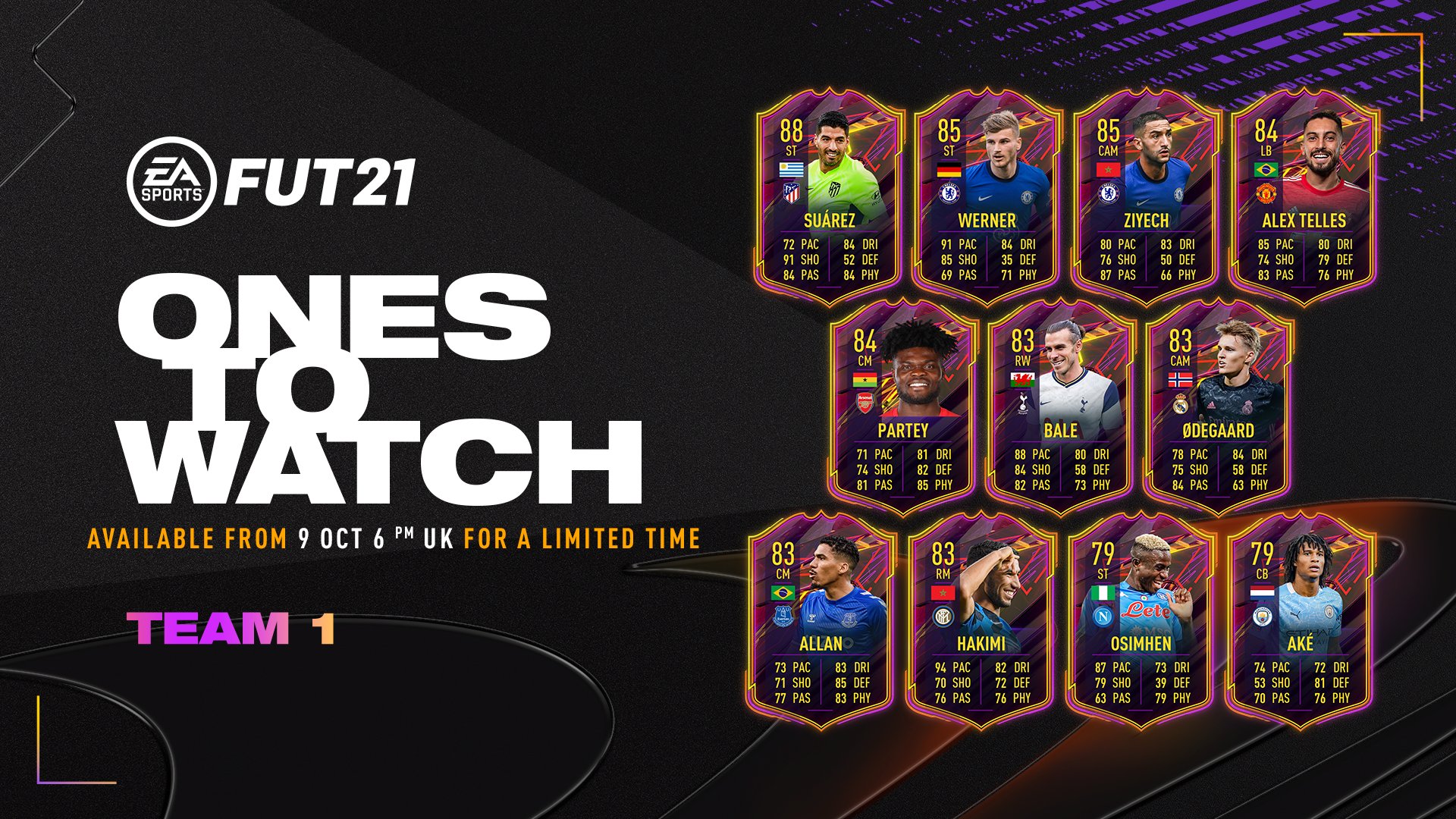 FIFA 21'de Ones To Watch Takım 1 belli oldu