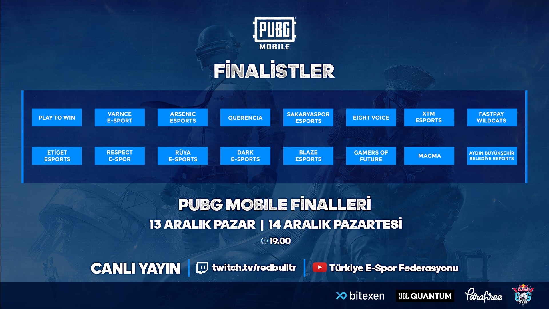 Bitexen TESFED Türkiye Kupası'nda PUBG Mobile