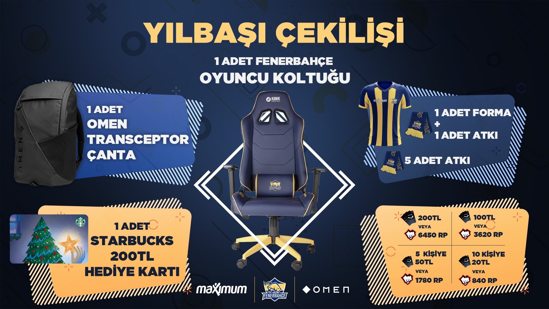 1907 Fenerbahçe Espor yılbaşı çekilişi düzenliyor!