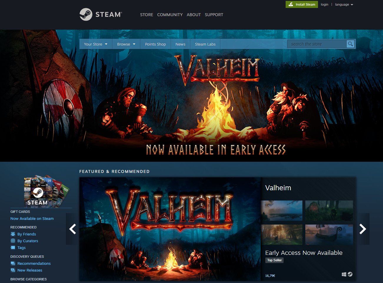 Valheim Steam