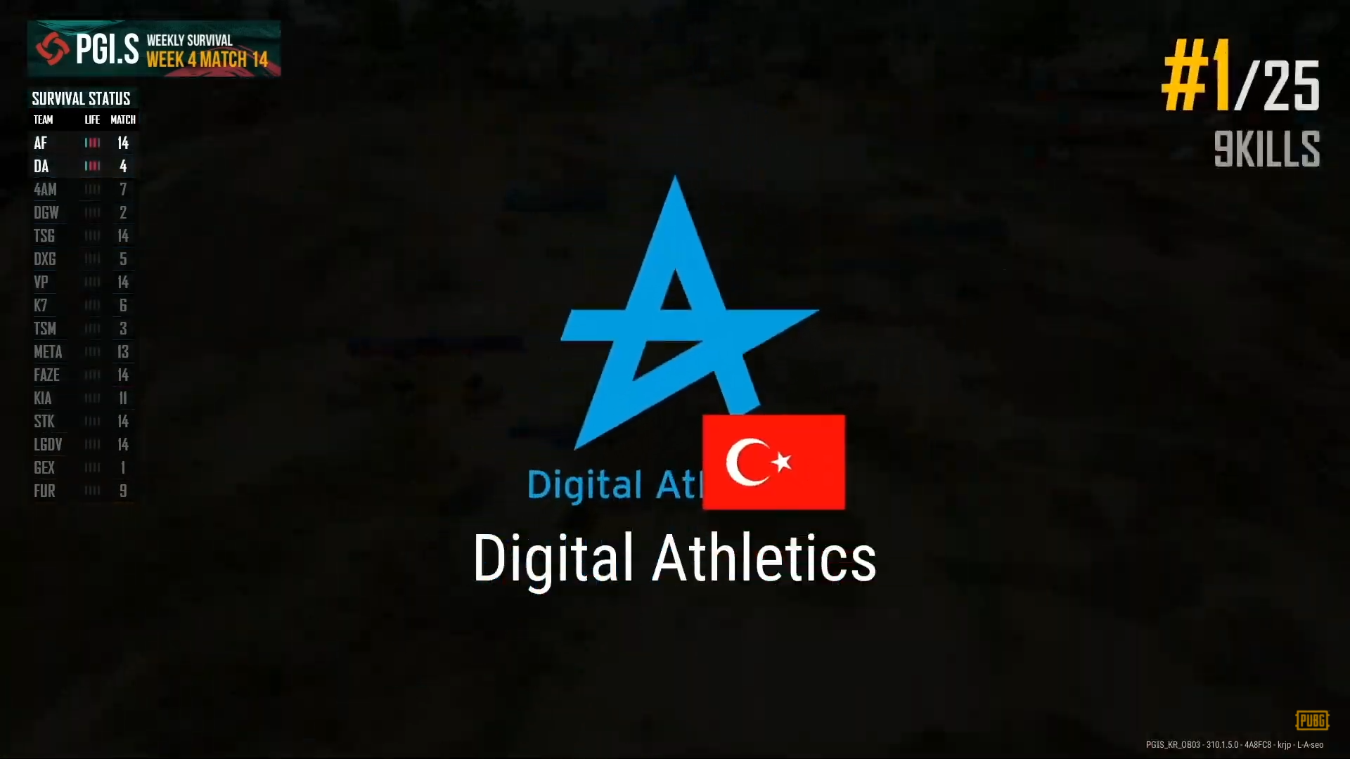 Digital Athletics PUBG Global Invitational