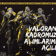 Teta Espor VALORANT kadrosu