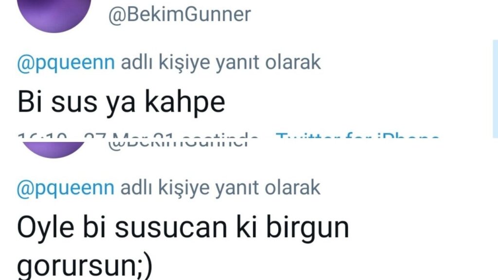 Pelin "Pqueen" Baynazoğlu'na sosyal medya üzerinden tehdit!