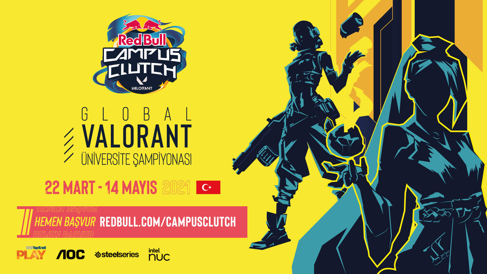 Üniversiteler arası VALORANT turnuvası Red Bull Campus Clutch başlıyor