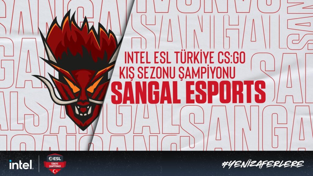 Sangal Esports INTEL ESL Türkiye CS:GO Kış Sezonu Şampiyonu oldu!