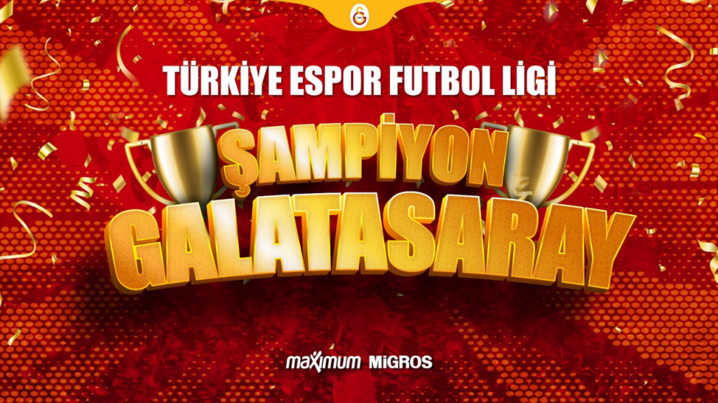 Türkiye Espor Futbol Ligi 3. sezon Şampiyonu Galatasaray Espor!