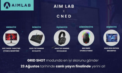 Aim Lab ve cNed ile birlikte GRID SHOT etkinliği düzenliyor!