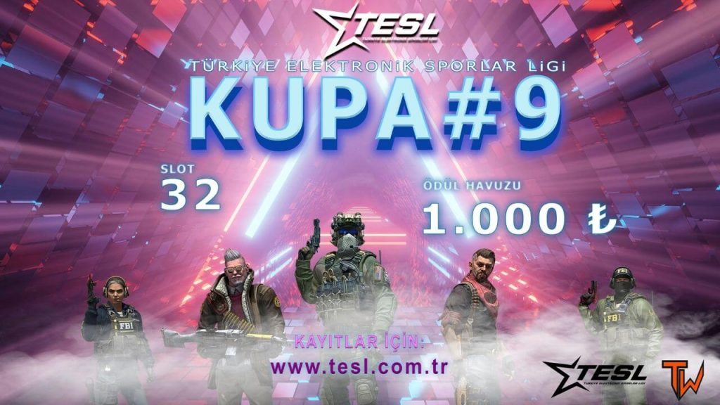 Türkiye Elektronik Sporlar Ligi CS:GO Kupası #9 başlıyor