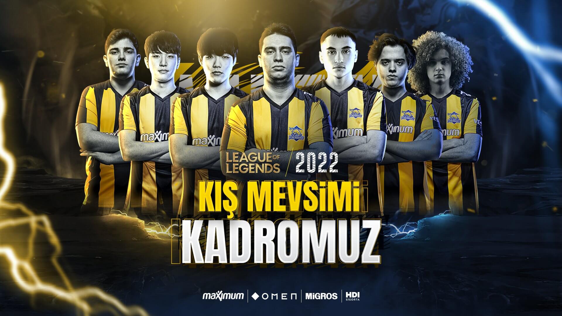 1907 Fenerbahçe Espor 2022 Şampiyonluk Ligi Kış Mevsimi kadrosunu duyurdu
