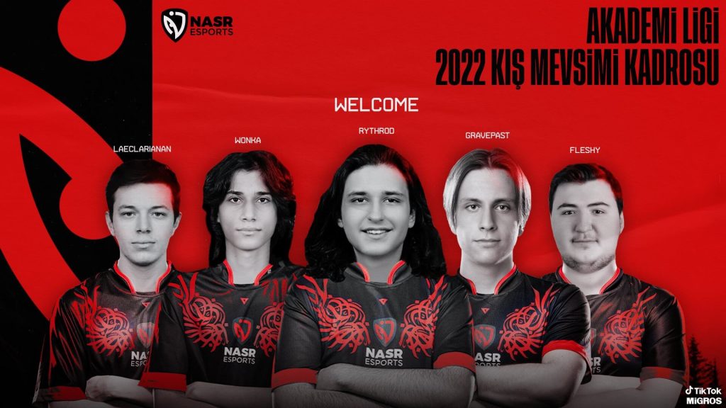 Nasr Esports 2022 Kış Mevsimi Akademi Ligi kadrosunu açıkladı