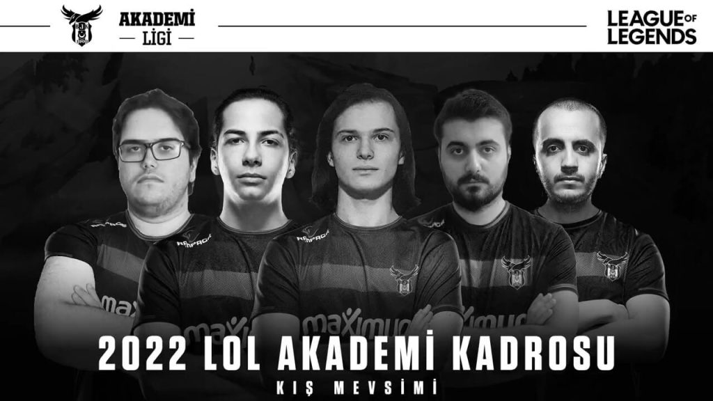 Beşiktaş Esports League Of Legends 2022 Akademi Ligi kadrosunu duyurdu