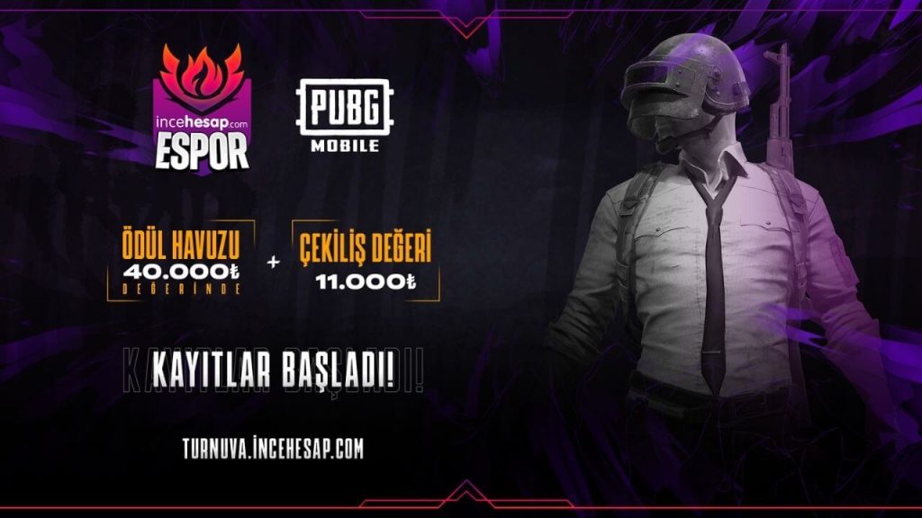 İncehesap Espor Turnuvası, PUBG Mobile ve 40.000₺ ödül havuzu ile geliyor!