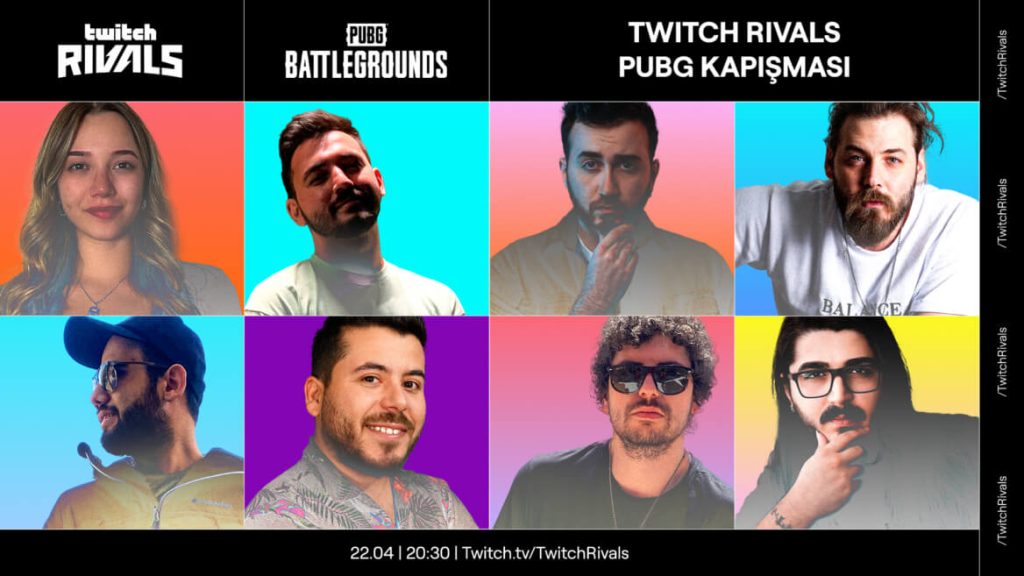 Elraenn, wtcN, Unlost ve daha birçok yayıncının olduğu Twitch Rivals PUBG kapışması duyuruldu