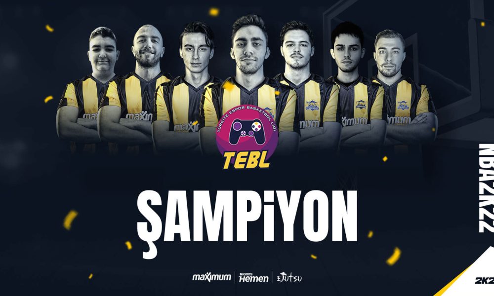 Fenerbahçe Espor, üst üste ikinci kez Türkiye Espor Basketbol Ligi şampiyonu oldu