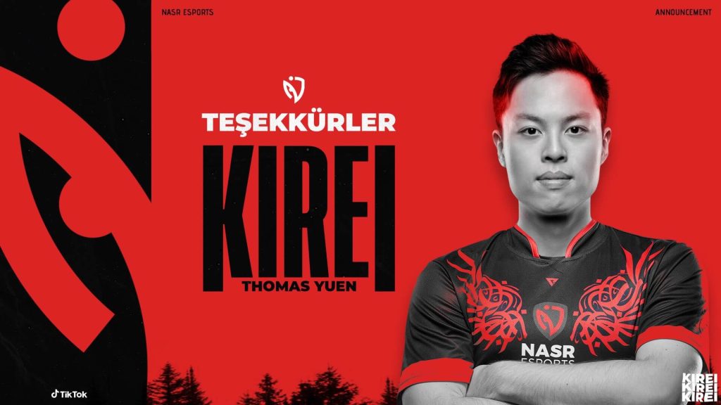 NASR Esports Kirei ile yollar ayrıldı