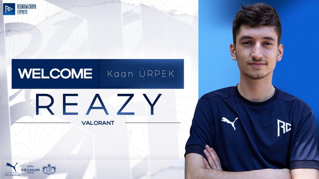 Regnum Carya Esports, Kaan “reazy” Ürpek'i bünyesine kattı