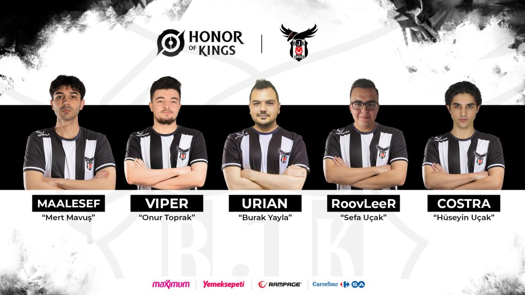 Beşiktaş Esports, yeni Honor of Kings kadrosunu duyurdu!