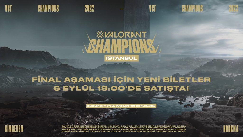 VALORANT Champions İstanbul final aşaması için ek biletler satışa çıkıyor!