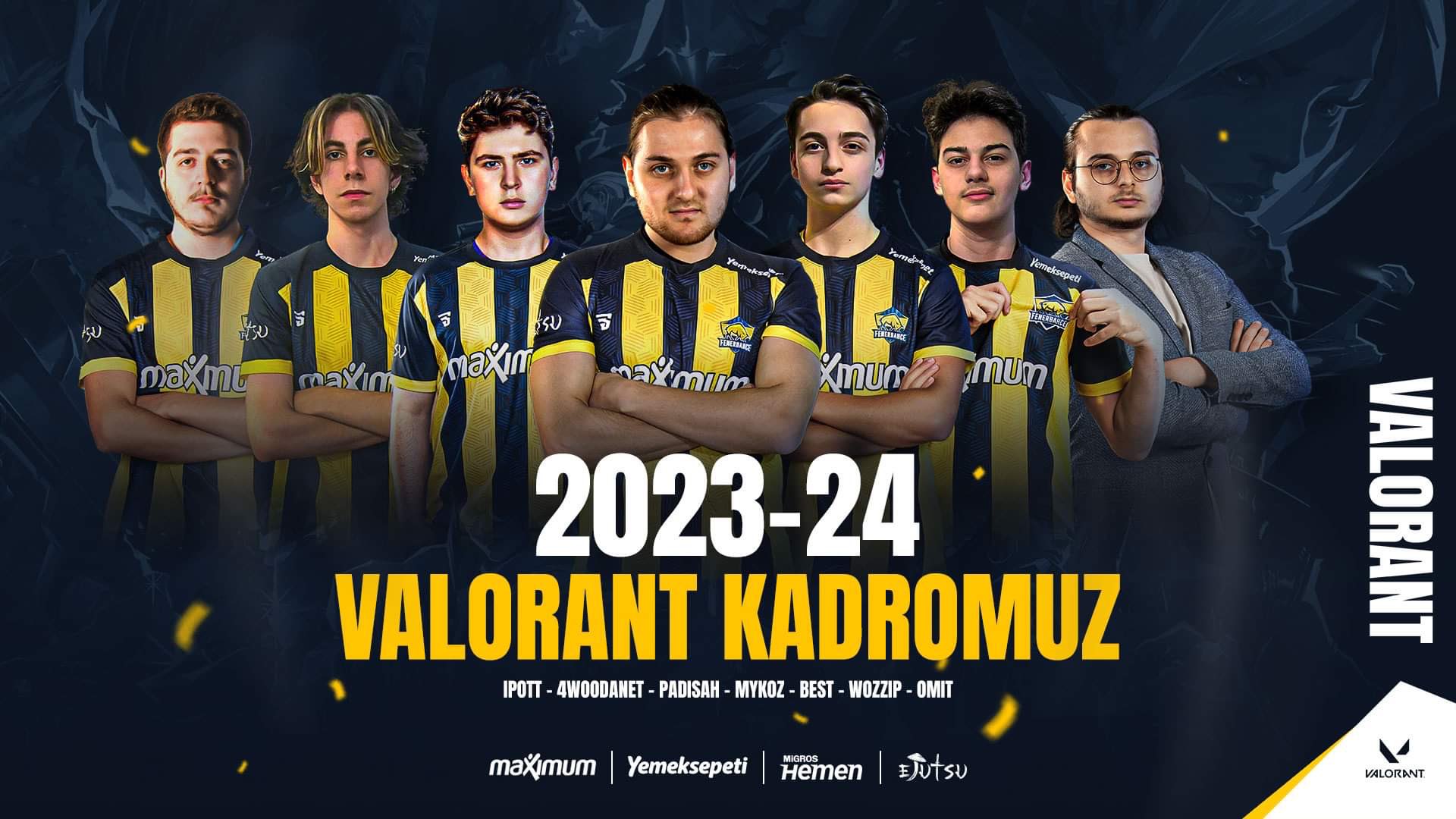 Fenerbahçe Espor'un yeni VALORANT kadrosu duyuruldu!