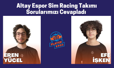 Altay Espor Sim Racing takımı sorularımızı cevapladı