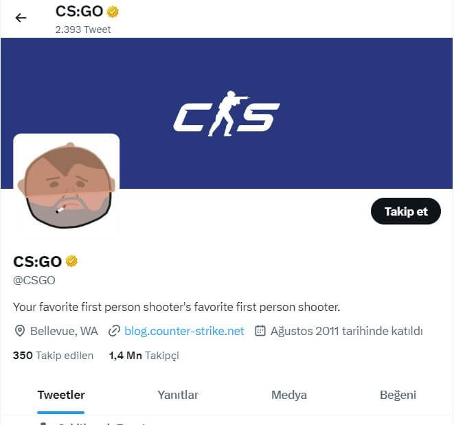 CS:GO Twitter hesabında yeni değişiklik! Counter Strike 2 için nefesler tutuldu