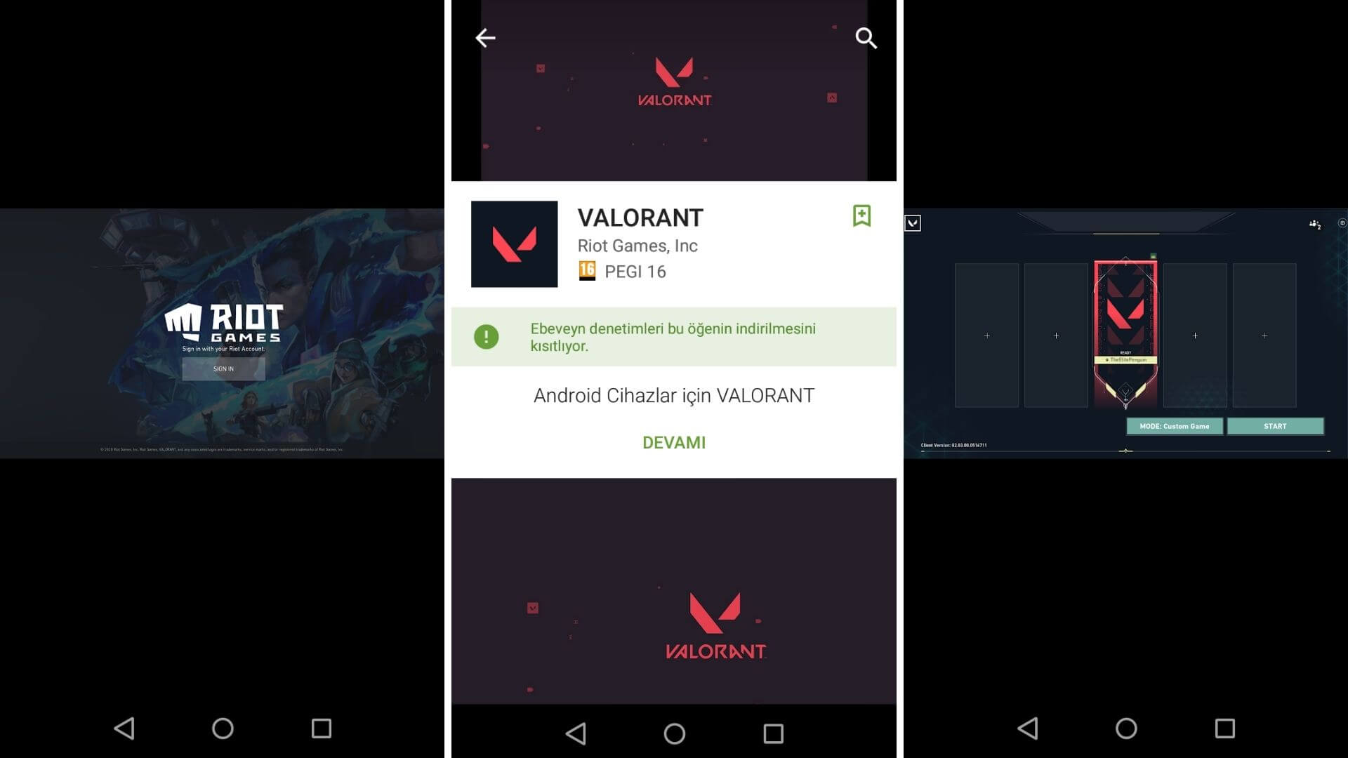 VALORANT Mobile Android Google Play Store sayfasına nasıl ulaşılır?