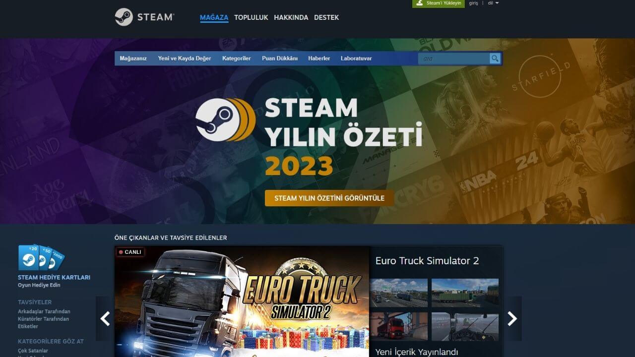 Steam Yılın Özeti 2023 yayınlandı: Steam Yılın Özeti nasıl bakılır?