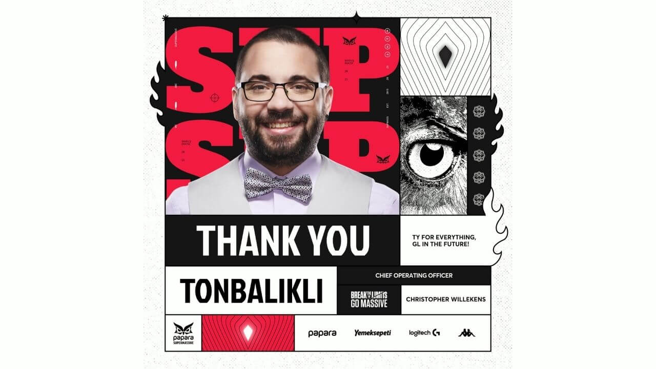 Papara SuperMassive Christopher "Tonbalıklı" Willekens'e veda etti