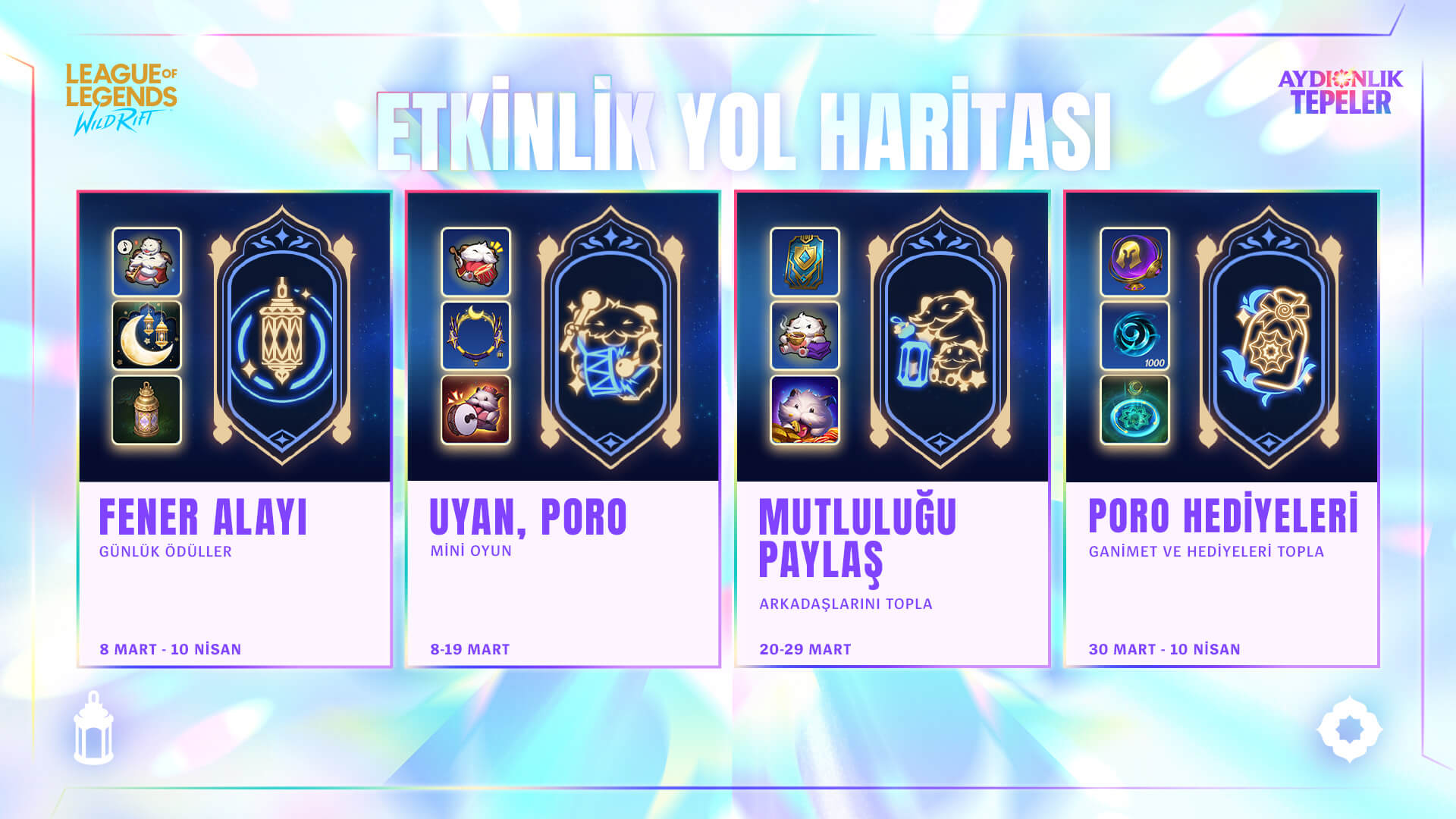 LOL Wild Rift Ramazan Ayı etkinlikleri yol haritası açıklandı