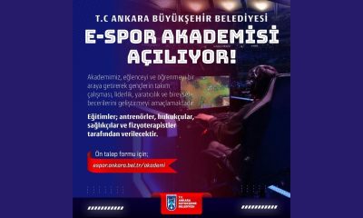 Ankara Büyükşehir Belediyesi E-Spor Akademisi açılıyor