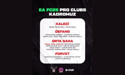 Beşiktaş Esports EA Sports FC 25 kadrosunu tanıttı