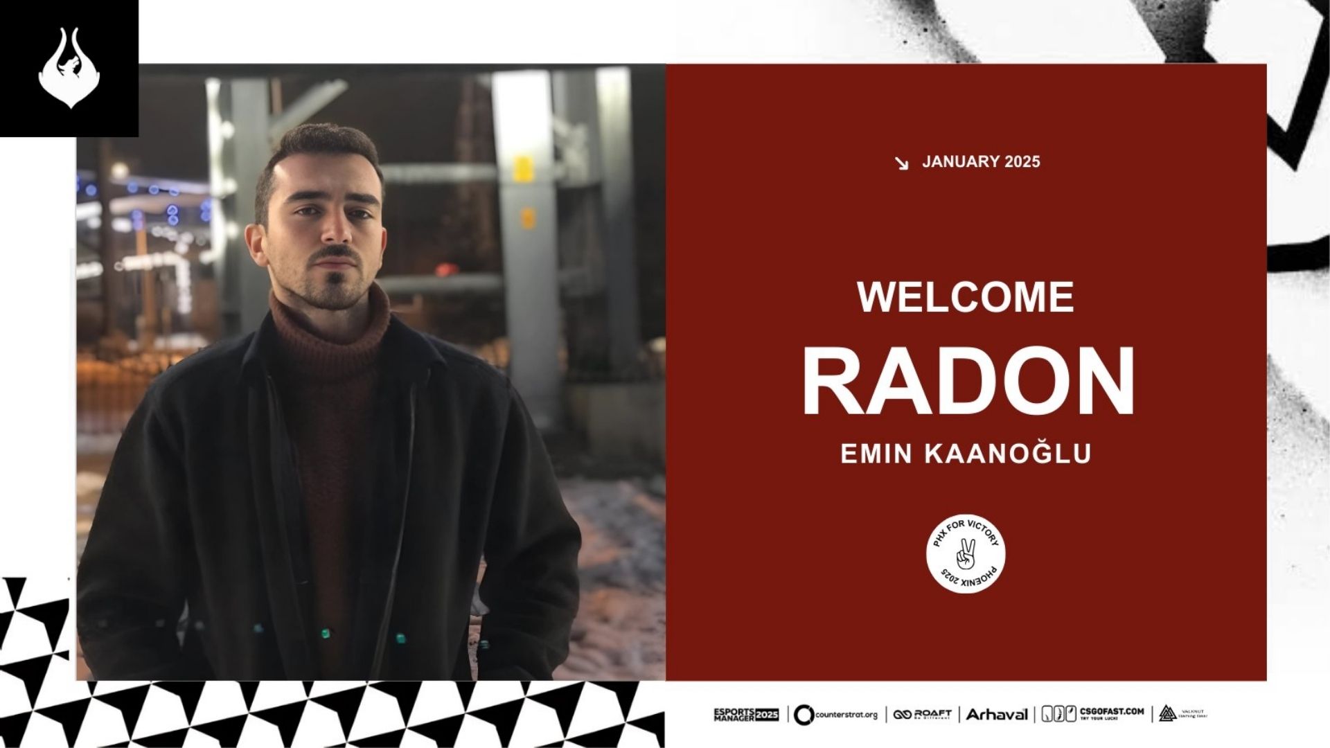 Emin "Radon" Kaanoğlu, Team Phoenix’in FPS Menajeri Oldu!