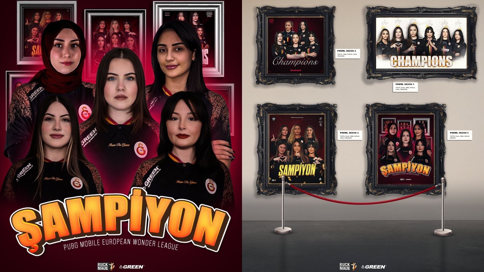 Galatasaray Espor, PUBG Mobile Avrupa Kadınlar Ligi’nde Şampiyon!