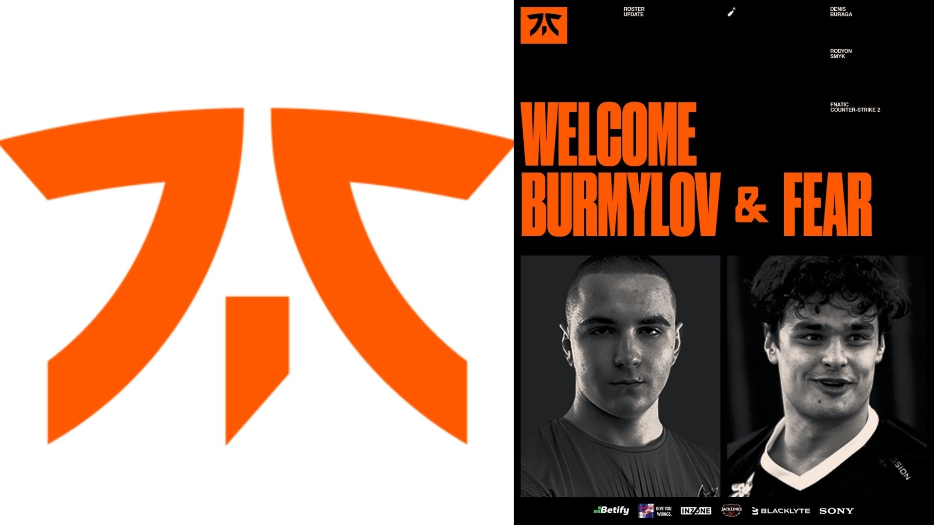 fnatic 2025’e Genç Kanlarla Başlıyor: fear ve Burmylov Kadroya Katıldı!