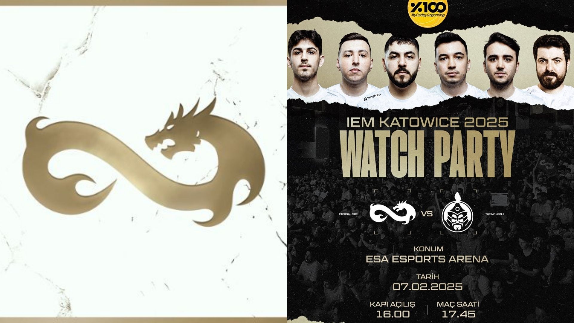 Eternal Fire, IEM Katowice 2025 Çeyrek Finali İçin Watch Party Düzenliyor!