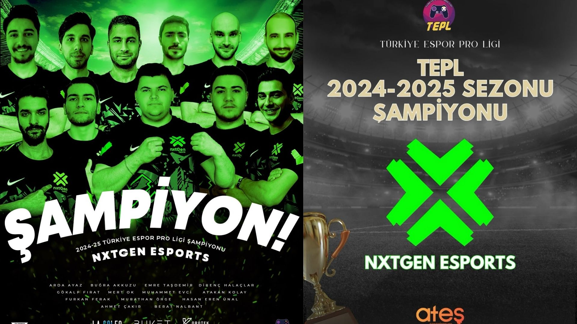 NXTGEN Esports, TEPL 2024-2025 Sezonunun Şampiyonu Oldu!