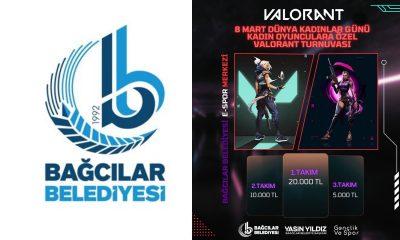 Bağcılar Belediyesi’nden 8 Mart Dünya Kadınlar Günü’ne Özel Valorant Turnuvası!