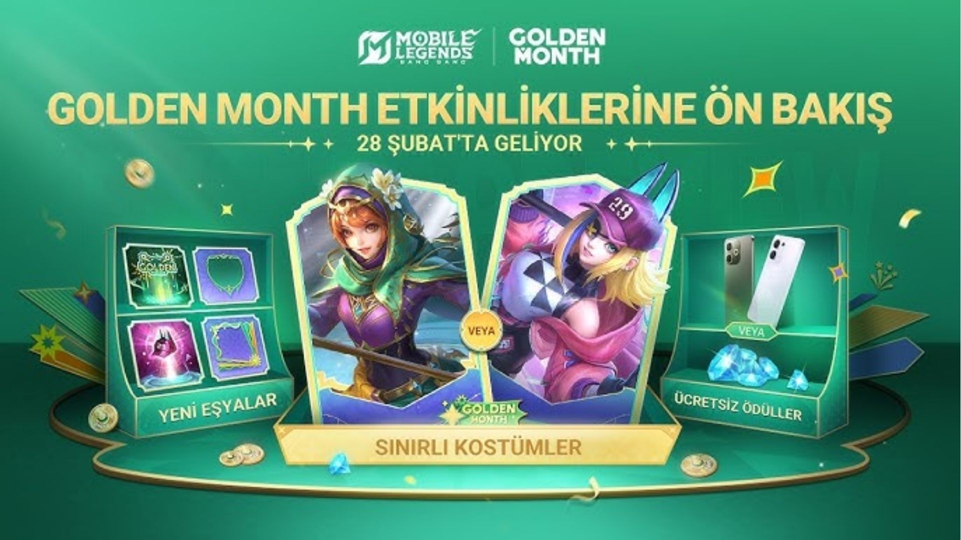 Mobile Legends'ta “Büyüleyici Altın Çark” Etkinliği Başlıyor!