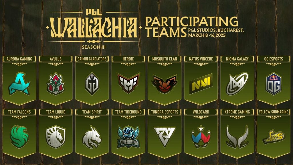 PGL Wallachia Season 3 Başlıyor! İlk Gün Maç Programı Belli Oldu